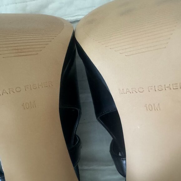 Marc Fisher Mahiya Studded Platform Peep Toe Stilettos - Picture 10 of 13